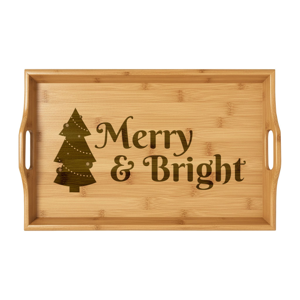 Bamboo Serving Tray (Engraving)