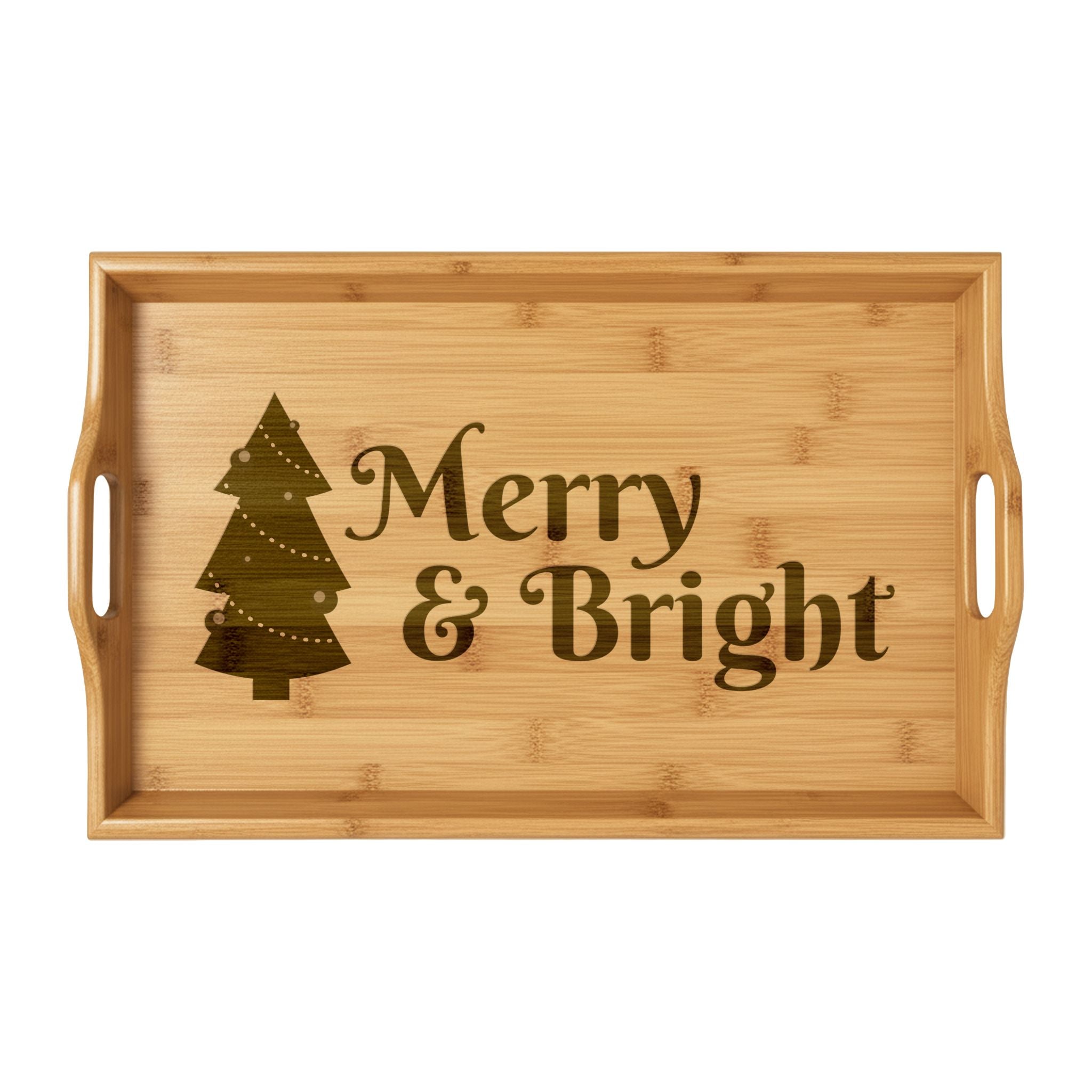 Bamboo Serving Tray (Engraving)