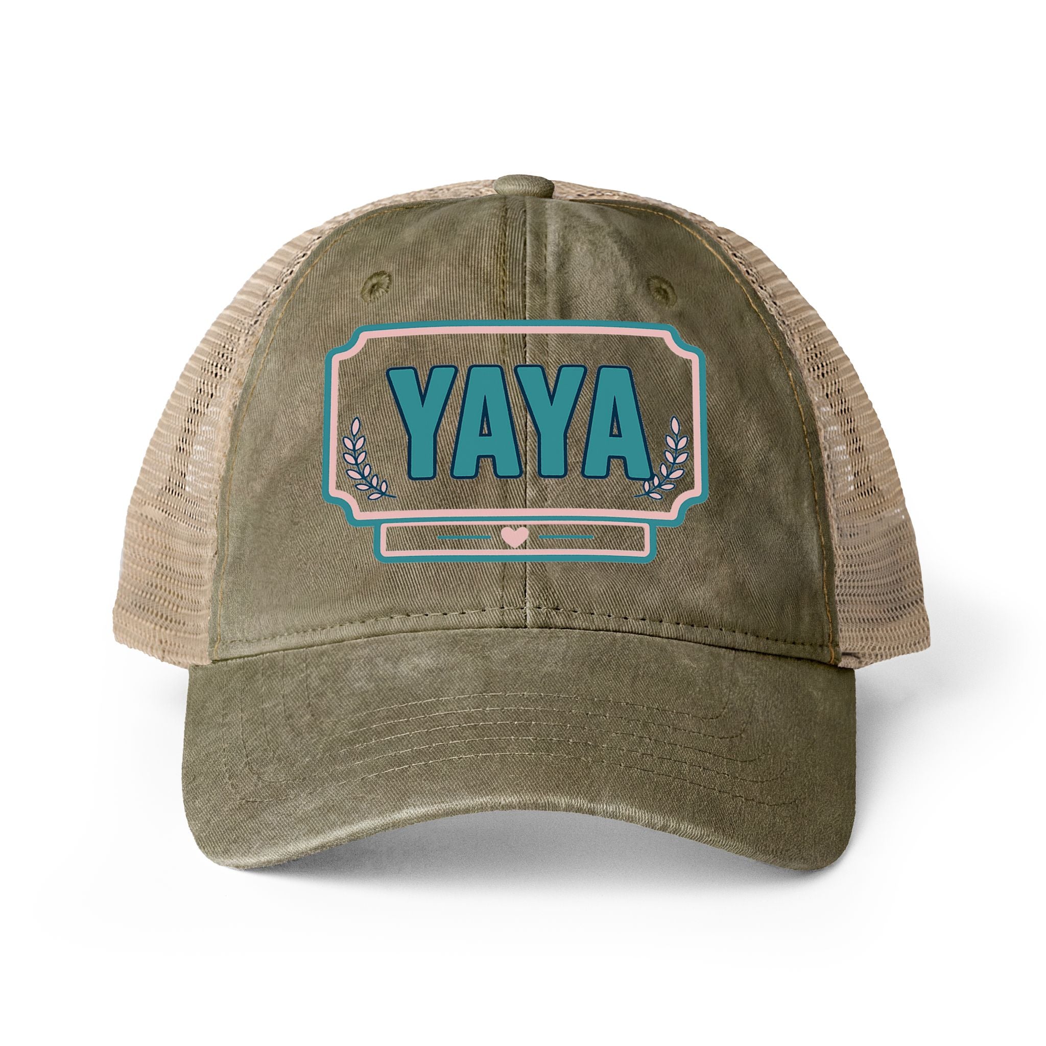 Women's Washed Mesh-Back Cap