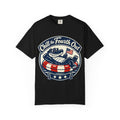 Chill the Fourth Out T-Shirt — Patriotic Alligator 4th of July Tee