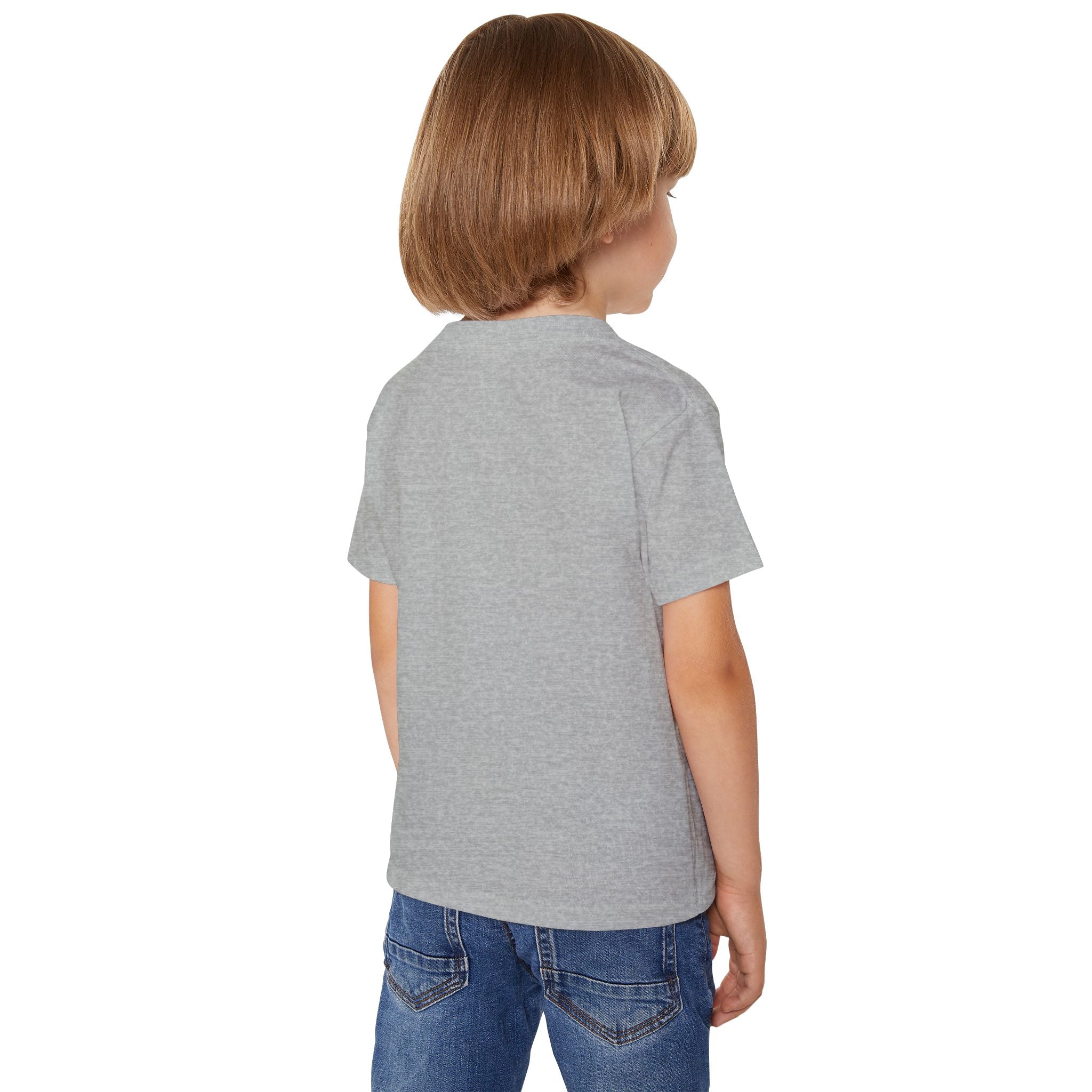 Toddler T-Shirt — Patriotic Dinosaur 4th of July Tee with Flags, Fireworks & Balloons