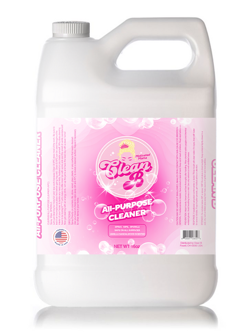 Clean B 1 Gallon Container & 16 oz Bottle Combo Pack
