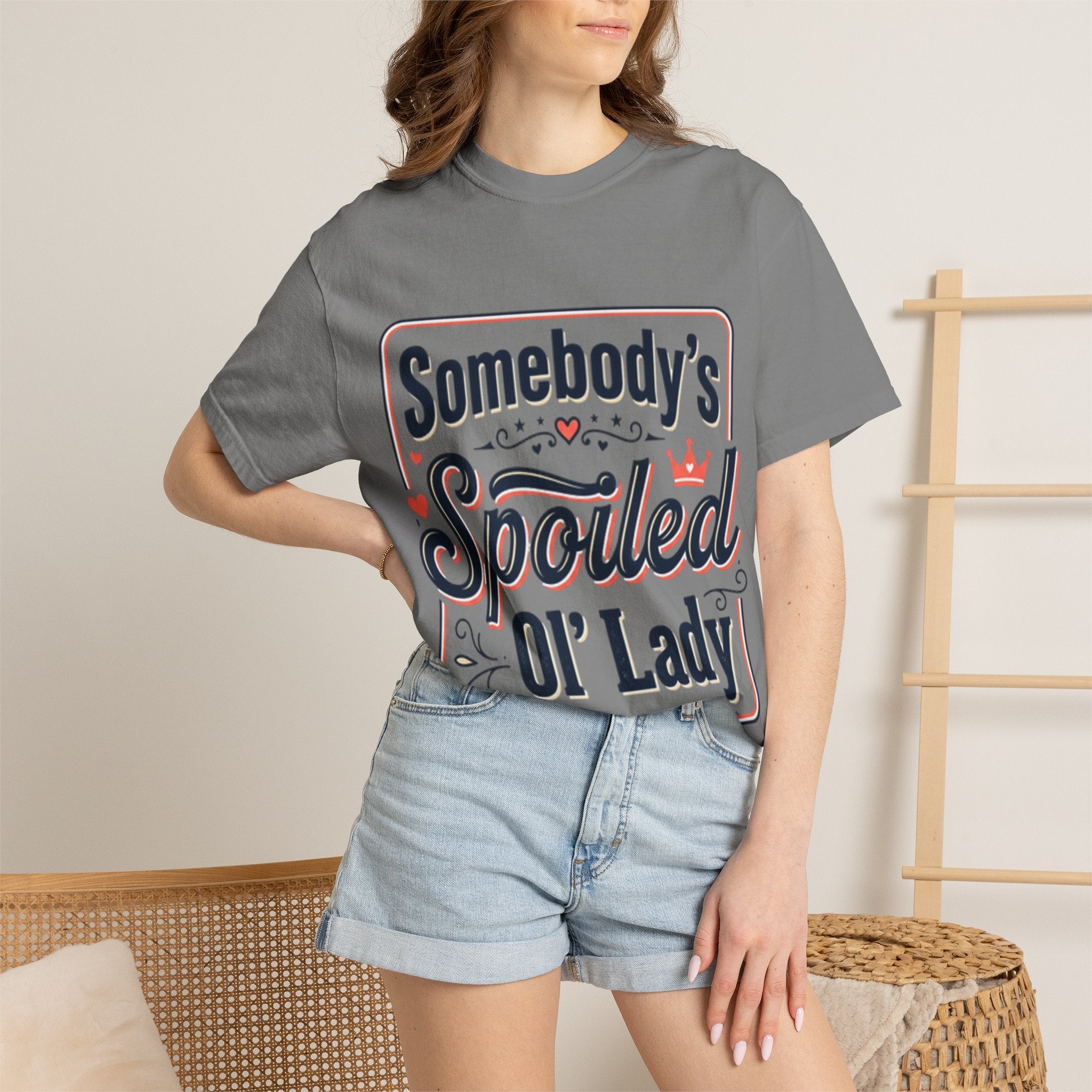 Somebody's Spoiled Ol' Lady T-Shirt – Funny Gift Tee for Moms & Grandmas