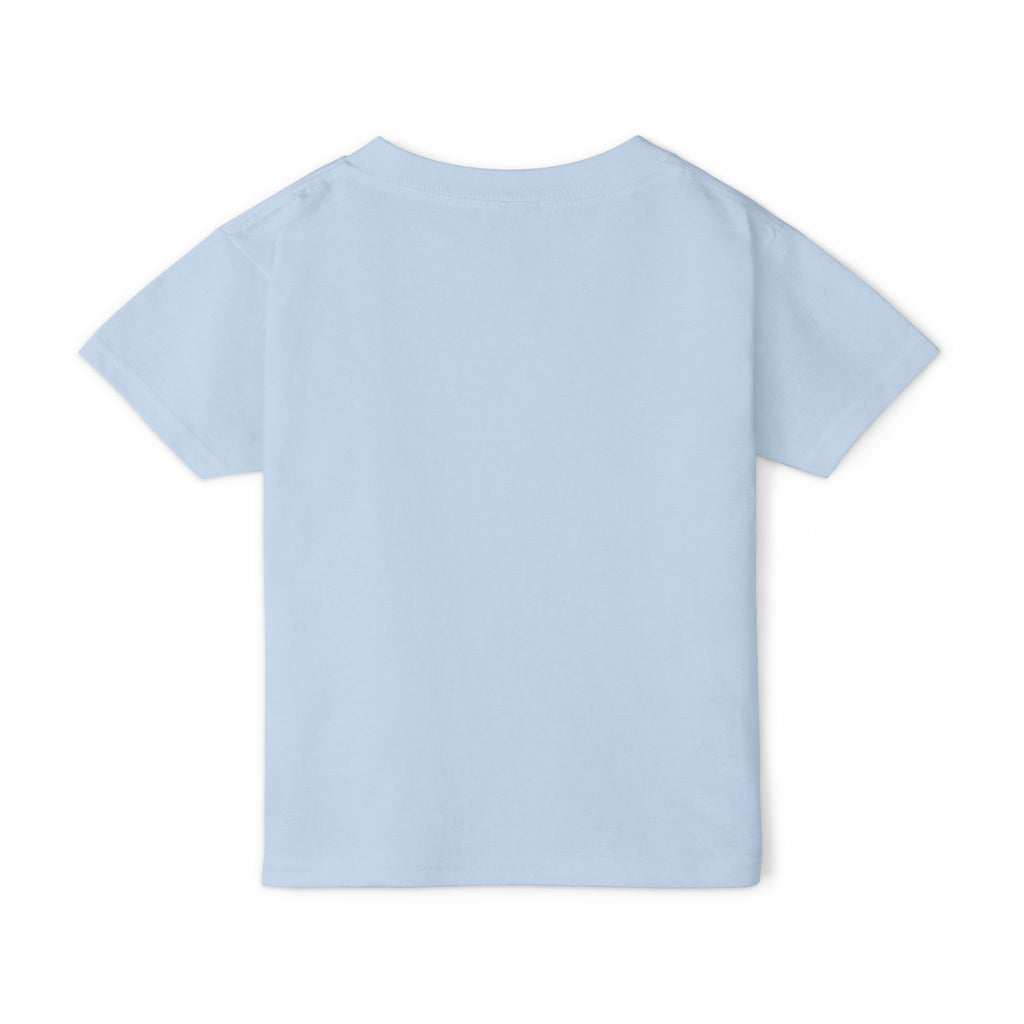 Toddler T-Shirt — Patriotic Dinosaur 4th of July Tee with Flags, Fireworks & Balloons