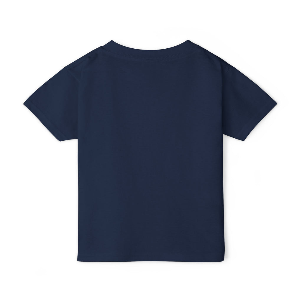 Toddler T-Shirt — Patriotic Dinosaur 4th of July Tee with Flags, Fireworks & Balloons