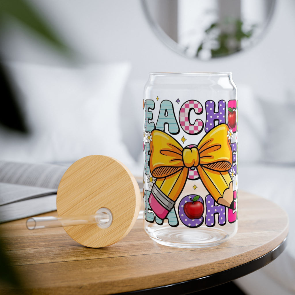 Teacher Sipper Glass, 16oz