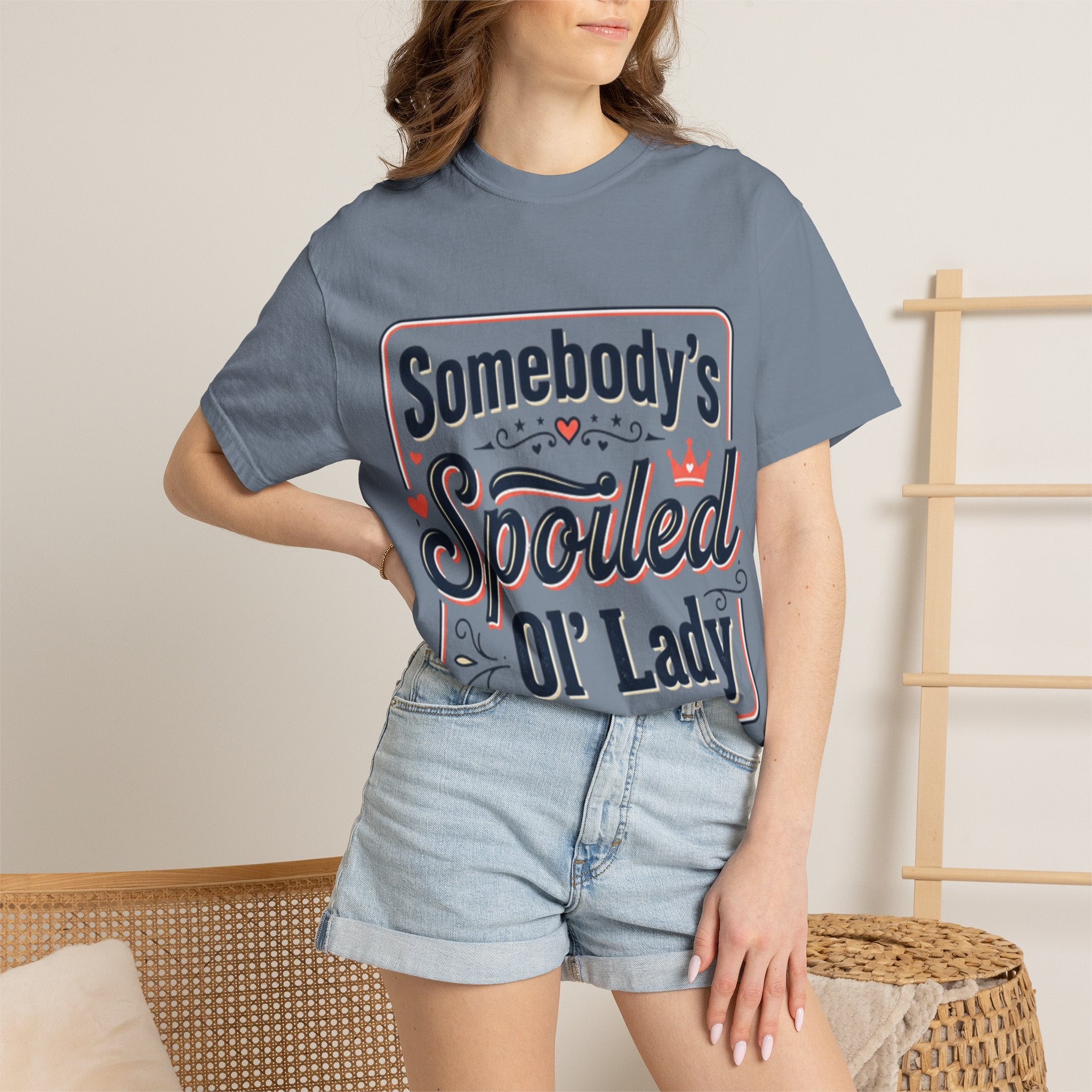 Somebody's Spoiled Ol' Lady T-Shirt – Funny Gift Tee for Moms & Grandmas