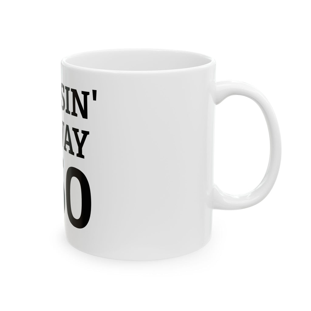 Olive Heart Ceramic Mug — Minimalist 11oz & 15oz Coffee Cup