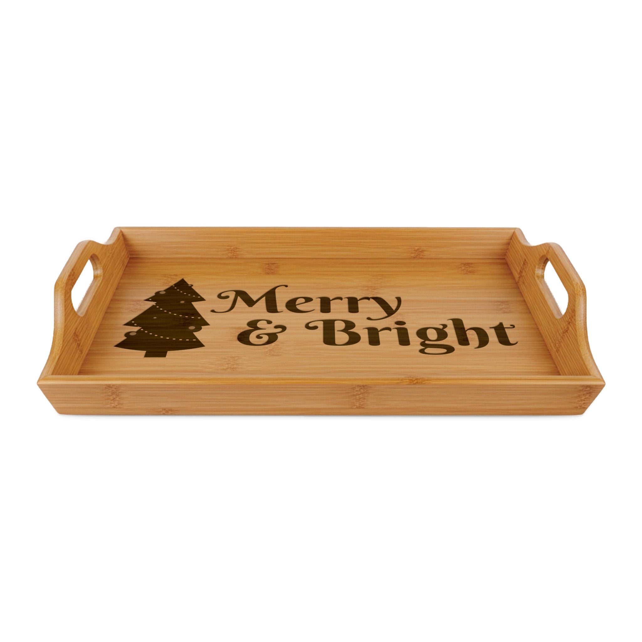 Bamboo Serving Tray (Engraving)